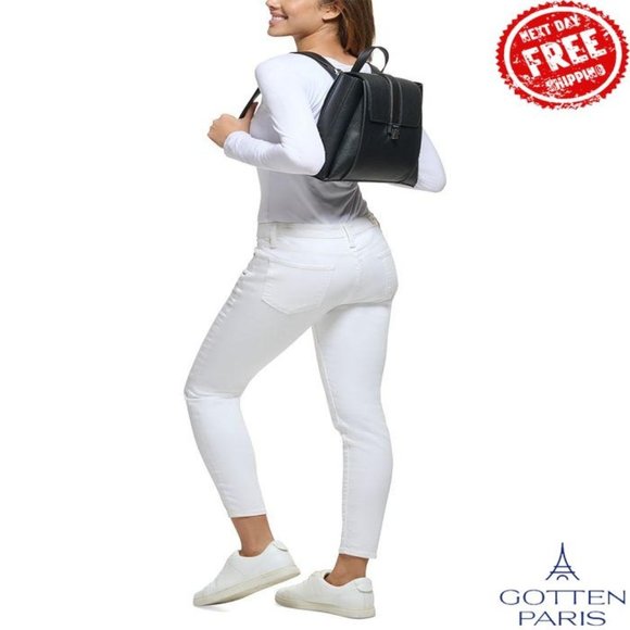 Calvin Klein Sahara Turnlock Backpack Black/Silver Women\'s Bag main image 8